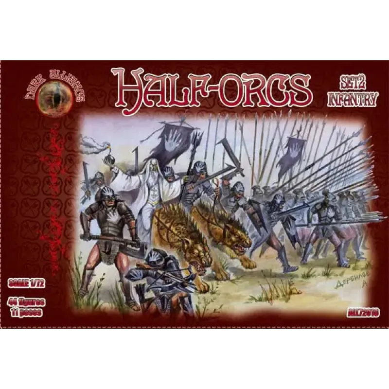 Збірна модель Орки піхотинці, набір 2 (ALL72016) Масштаб: 1:72