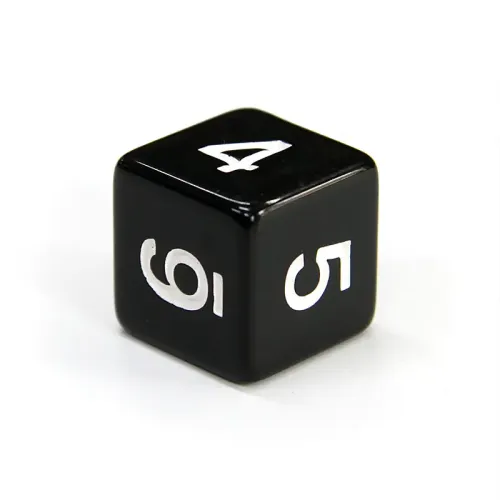 Кубик D6 з цифрами (колір в асортименті)