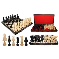 Шахи 3102 LARGE CEZAR, коричневі 82x41x8, 5см (король-215мм)