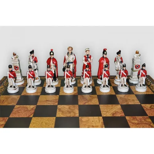 Шахові фігури Шахові Фігури - "Battaglia Di Waterloo" (Medium Size) / "Битва за Ватерлоо" (SP23-55)
