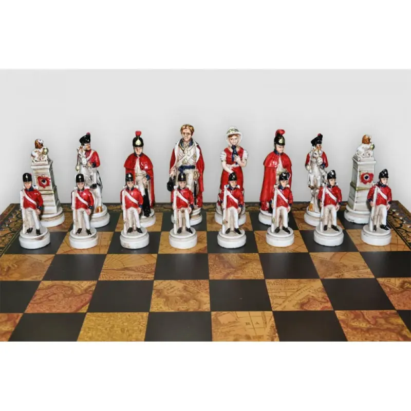Шахматные Фигуры - "Battaglia Di Waterloo" (Medium Size) / "Битва При Ватерлоо" (SP23-55)