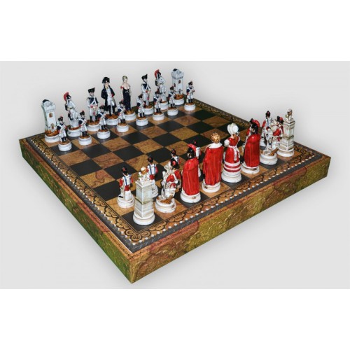 Шахові фігури Шахові Фігури - "Battaglia Di Waterloo" (Medium Size) / "Битва за Ватерлоо" (SP23-55)