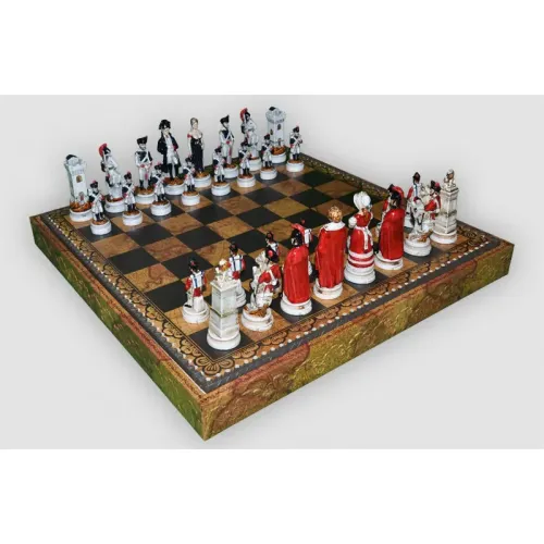 Шахові фігури Шахові Фігури - "Battaglia Di Waterloo" (Medium Size) / "Битва за Ватерлоо" (SP23-55)