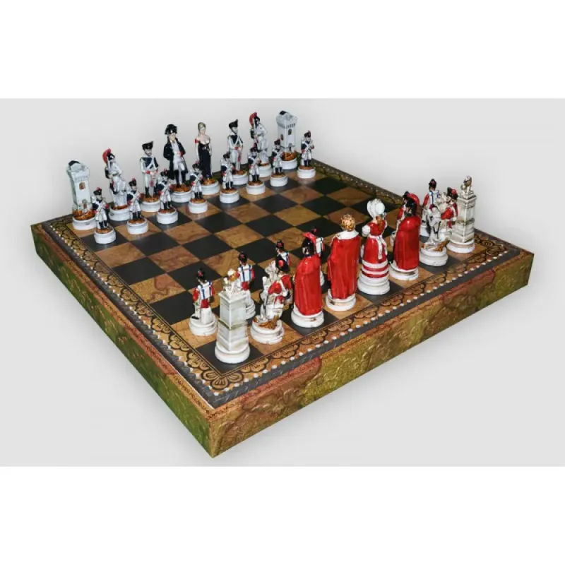 Шахматные Фигуры - "Battaglia Di Waterloo" (Medium Size) / "Битва При Ватерлоо" (SP23-55)
