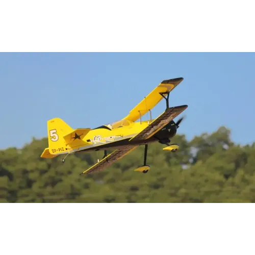 Самолёты Самолет Dynam Pitts model 12 3D Brushless RTF 1067 мм 2,4 ГГц (DY8947-Yellow RTF)