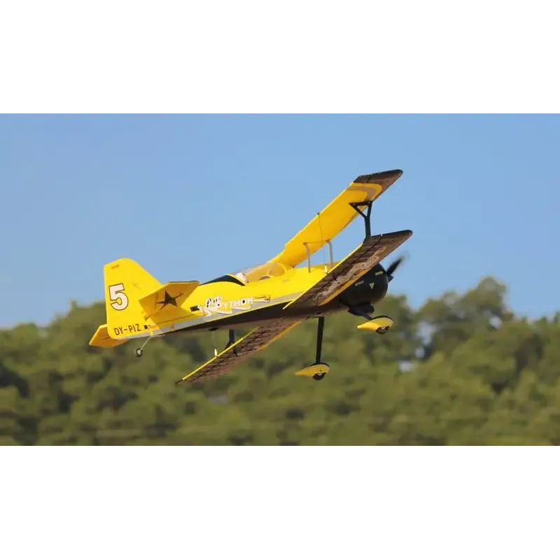 Самолет Dynam Pitts model 12 3D Brushless RTF 1067 мм 2,4 ГГц (DY8947-Yellow RTF)