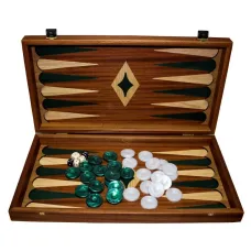 Нарды "Manopoulos" из красного дерева, инкрустация дубом TMM1GRE