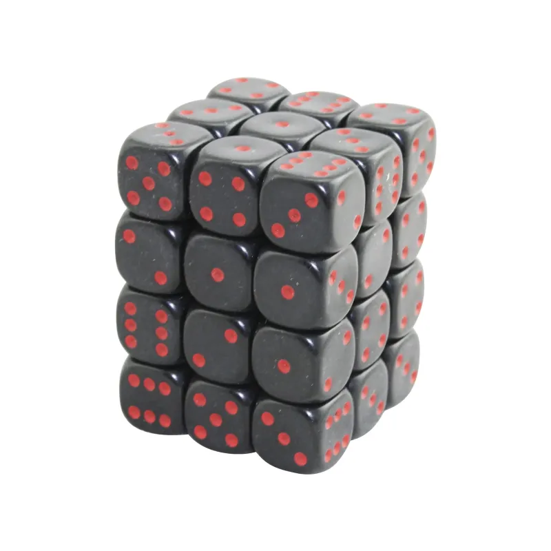 Кубик D6 с точками black (цвет в ассортименте)