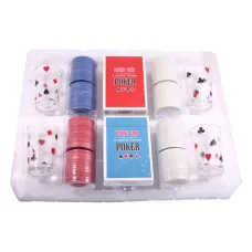 Набор Duke для игры в пьяный покер, 200 фишек, 4 рюмки (PG42200)