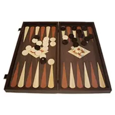 Нарды "Manopoulos", орех, дуб, пластик, размер 48х25см, вес 2 кг.