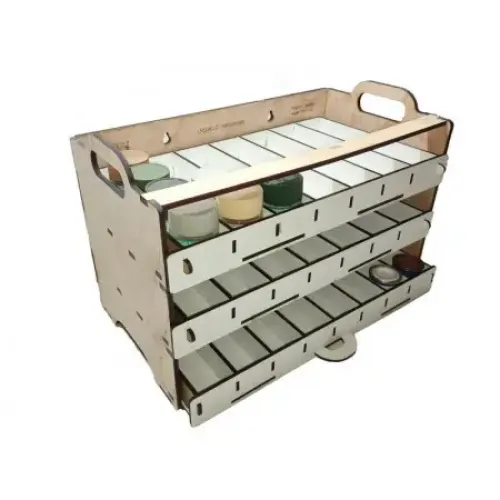 Організатори WO-21 Підставка під фарби 50*30-35 мм потрійна