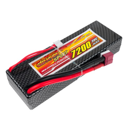 Акумулятори 7,4V LiPo Аккумулятор Dinogy Li-Pol 7200mAh 7.4V 2S 30C Hardcase 25x46x138мм T-Plug