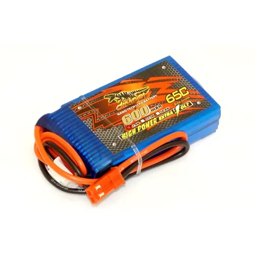 Акумулятори 7,4V LiPo Аккумулятор Dinogy Li-Pol 600mAh 7.4V 2S 65C JST 53x30x13мм