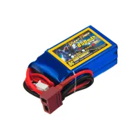 Аккумулятор Giant Power Li-Pol 850mAh 11.1V 3S 50C 21x30x54мм T-Plug