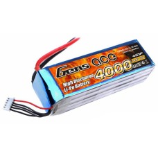 Аккумулятор Gens Ace LiPO 14,8 В 4000 мАч 4S 25C (B-25C-4000-4S1P)