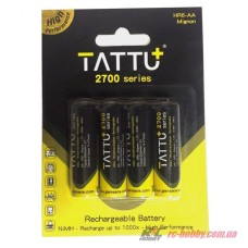 Аккумулятор Tattu AA NiMH 1,2 В 2700 мАч 4 шт (TA-2700-1.2V-NiMH-LS2A)