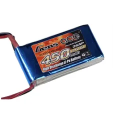 Аккумулятор Gens Ace LiPO 7,4 В 450 мАч 2S 25C (B-25C-450-2S1P)