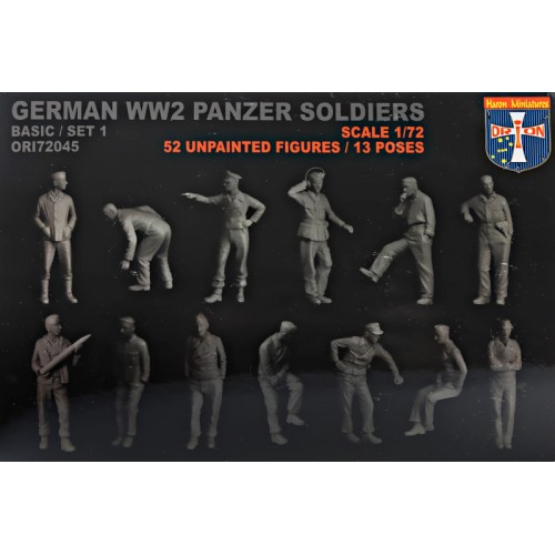 Фігури та мініатюри Німецькі танкісти, набір 1 1:72