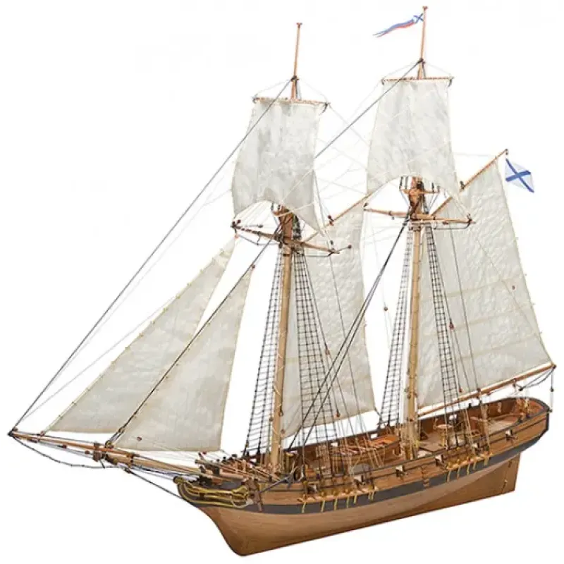 Збірна модель Шхуна Полоцк 1:72