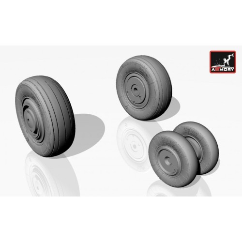 Наборы деталировки Колеса для МиГ-23 С, М, МС, МФ, У, УБ 1:32