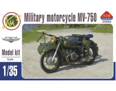 Радянський мотоцикл МВ-750 з коляскою 1:35