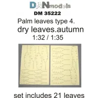 Пальмовые листья: Желтые, набор №4 1:35