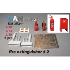 Набор деталировки: Огнетушители на подставке. №2, 4 шт. 1:35