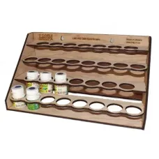 WO-1210 Подставка под краску для 30 емкостей диаметром 30мм