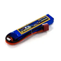 Аккумулятор для страйкбола Giant Power Li-Pol 7.4V 2S 1300mAh 25C 16х20х103мм T-Plug