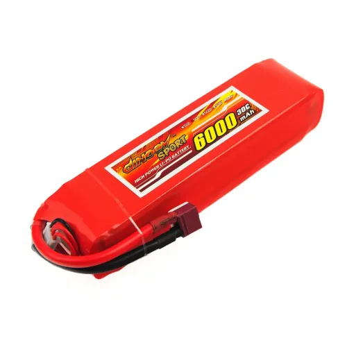 Акумулятори 11,1 V LiPo Аккумулятор Dinogy Li-Pol 6000mAh 11.1V 3S 30C 34x47x169мм T-Plug