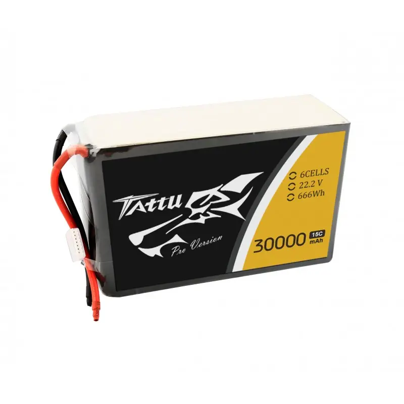 Аккумулятор Tattu LiPO 22,2 В 30000 мАч 6S 25C (TA-25C-30000-6S1P)