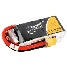 Аккумулятор Tattu LiPO 14,8 В 1300 мАч 4S 75C Drone Racing (TA-75C-1300-4S1P)