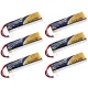Аккумуляторы 3,7 V LiPo Аккумулятор Tattu LiPO 3,7 В 600 мАч 1S 30C 6 шт (TA-30C-600-1S1P-Molex-6)