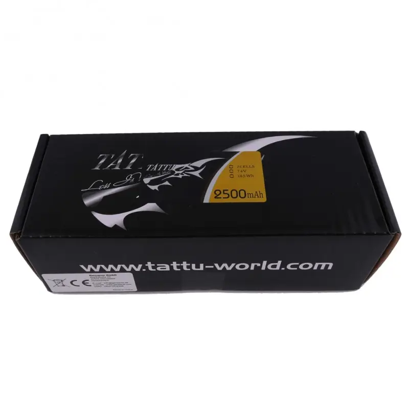 Аккумулятор Tattu LiPO 7,4 В 2500 мАч 2S Fatshark Goggles (TA-2500-2S1P)