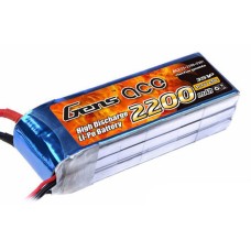 Аккумулятор Gens Ace LiPO 11,1 В 2200 мАч 3S 25C (B-25C-2200-3S1P)