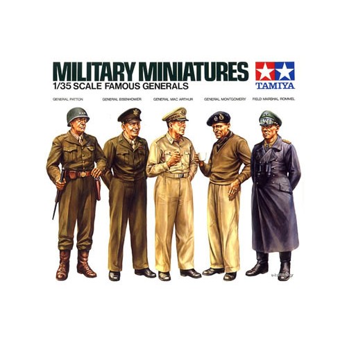 Фигуры и миниатюры Набор знаменитых генералов Второй Мировой войны 1:35
