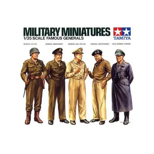 Фігури та мініатюри Набір знаменитих генералів Другої Світової війни 1:35