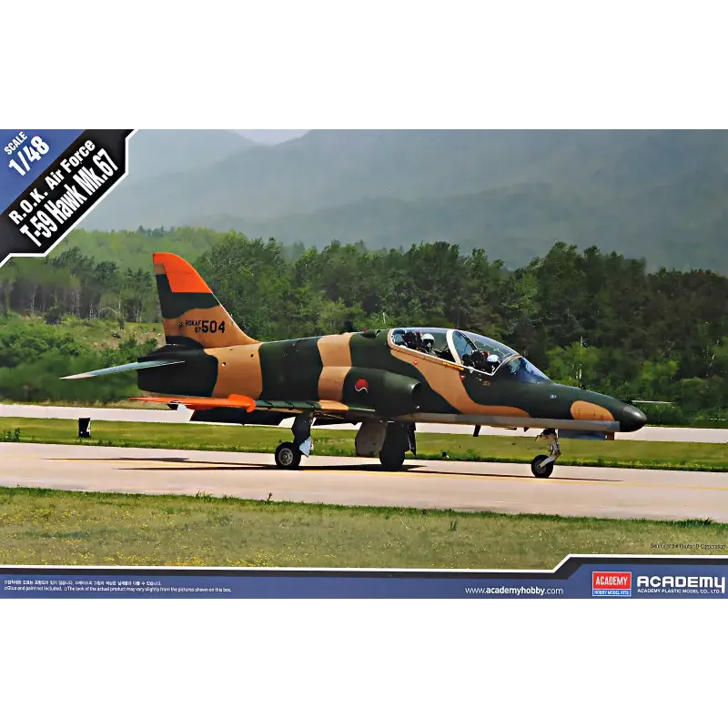 Сборная модель самолета Штурмовик R.O.K. Air Force T-59 Hawk Mk.67 (ACADEMY 12236) 1:48