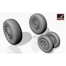 Колеса для самолета МиГ-23МЛ, МЛА, МЛД, П (поздний) 1:32