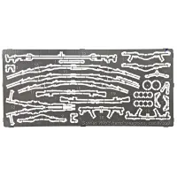 Советское стрелковое оружие (Наган, карабин Мосина мод. 38, TT, ППС-43, ППШ, ПТРД, СВТ) 1:72