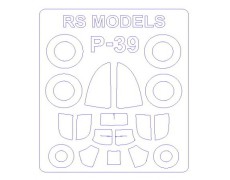 Маска для модели самолета P-39 (RS Models) 1:72
