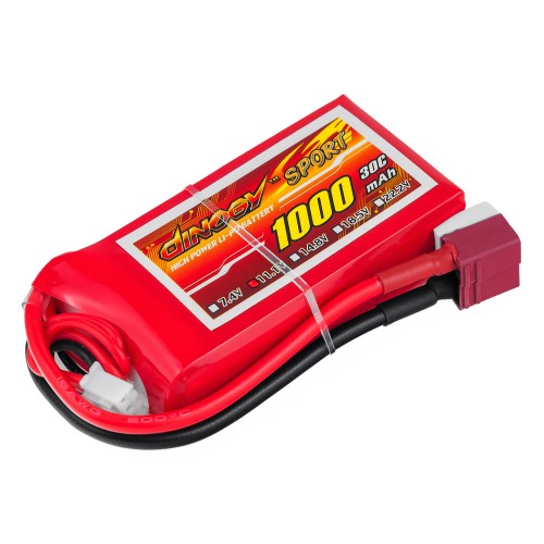 Акумулятори 11,1 V LiPo Аккумулятор Dinogy Li-Pol 1000mAh 11.1V 3S 30C 18x35x68мм T-Plug