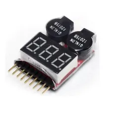 Тестер бортовой Tarot для Li-Pol батарей 1-8S со звуковым сигналом (TL2693)