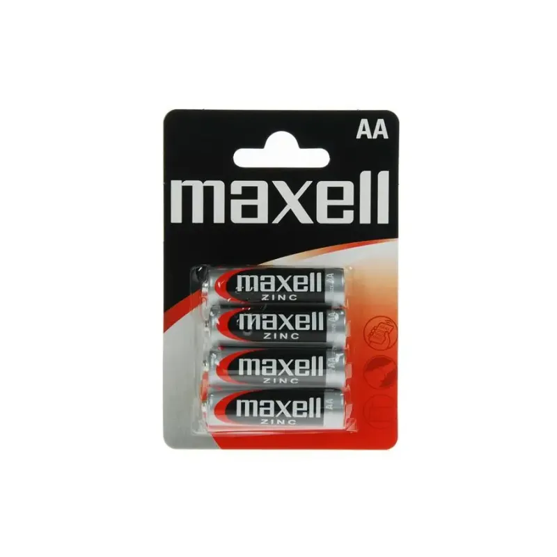 Батарейка AA Maxell R6 в блистере 1шт (4шт в уп.)