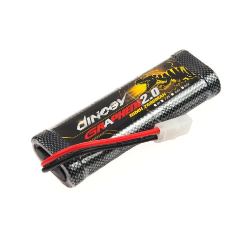 Аккумуляторы 7,2 V NiMh, NiCa Аккумулятор Dinogy NiMH 2600mAh 7.2V 25x46x130мм Tamiya