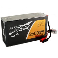 Аккумулятор Tattu LiPO 22,2 В 26000 мАч 6S 25C (TA-25C-26000-6S1P)