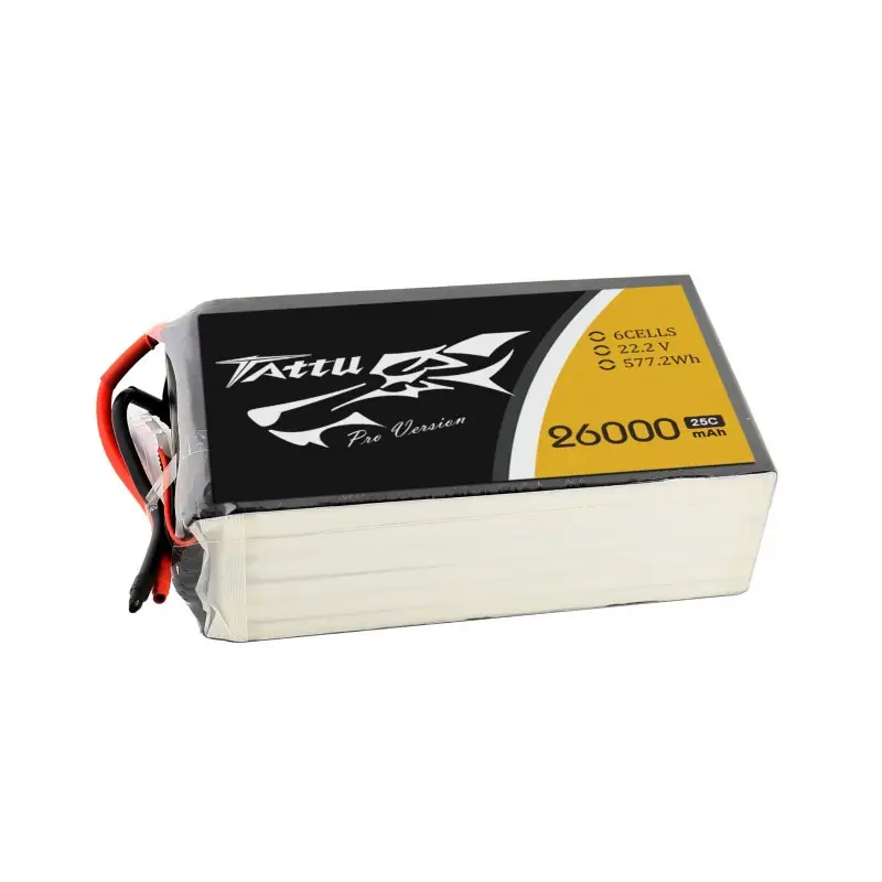 Аккумулятор Tattu LiPO 22,2 В 26000 мАч 6S 25C (TA-25C-26000-6S1P)