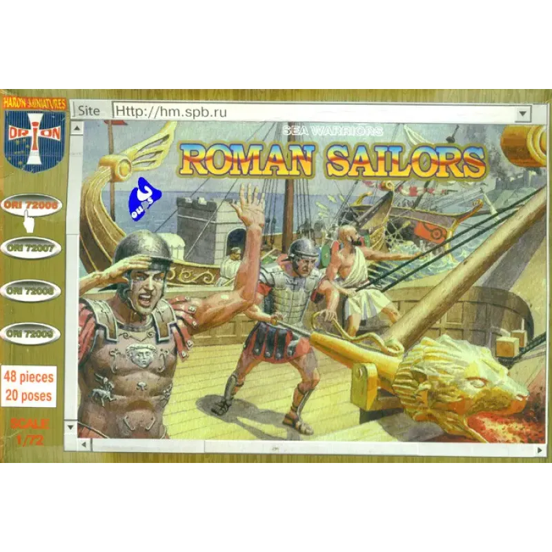 Збірна модель Roman sailors 1:72