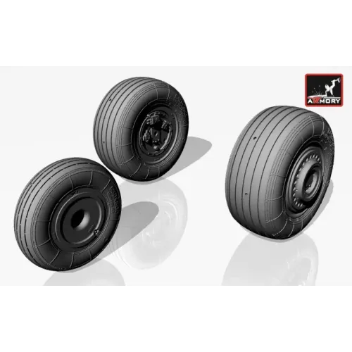 Наборы деталировки Колеса для самолета Sukhoj Su-25 Frogfoot 1:32