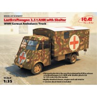 Німецький армійський автомобіль Lastkraftwagen 3.5 t AHN з будкою 1:35